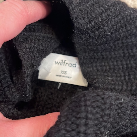 Wilfred Black Turtleneck Sweater - Picture 3 of 6